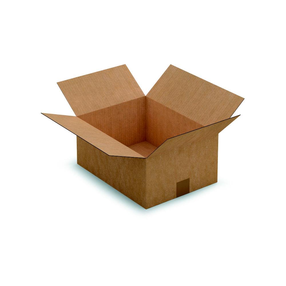 Caisse amricaine RAJA carton simple cannelure - L.int. 36 x l.27 x h.16 cm - Kraft brun - Lot de 25
