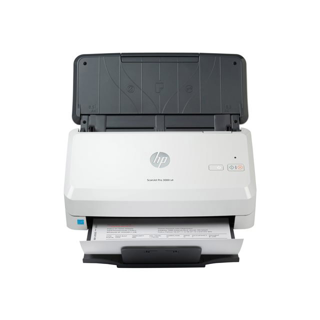 HP Scanjet Pro 3000 s4 Sheet-feed - Scanner de documents - CMOS / CIS - Recto-verso - 216 x 3100 mm - 600 dpi x 600 dpi - jusqu' 40 ppm (mono) - Chargeur automatique de documents (50 feuilles) - jusqu' 4000 pages par jour - USB 3.0