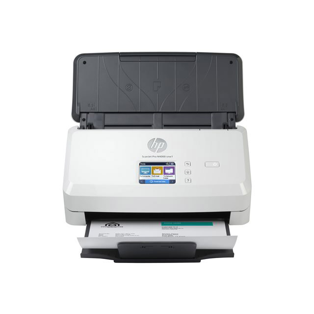 Hp scanjet pro n4000 snw1 sheet-feed scanner alimentation feuille  feuille de scanner 600 x 600 dpi a4 noir, blanc