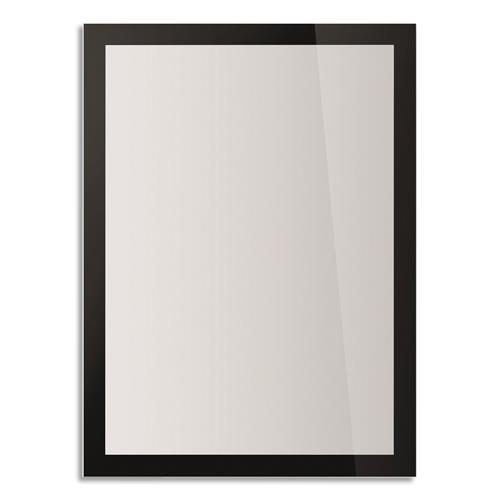 Cadres d'affichage repositionnable Durable Sun - contour noir - anti UV - A4 - L23,4 x H32,1 cm - sachet de 2