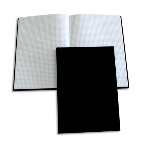 Registre toil foliot Elve - 36 x 23 cm - 300 pages - quadrill 5/5 - noir