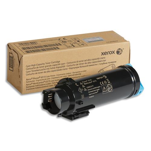 Cartouches de toner - Xerox cartouche de toner cyan de grande capacit phaser 6510, workcentre 6515 (2400 pages) - 106r03477