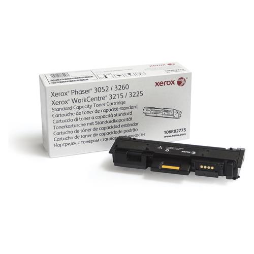 Cartouches de toner - Xerox cartouche de toner noir de capacit standard phaser 3052?/?3260, workcentre 3215?/?3225 (1500 pages) - 106r02775