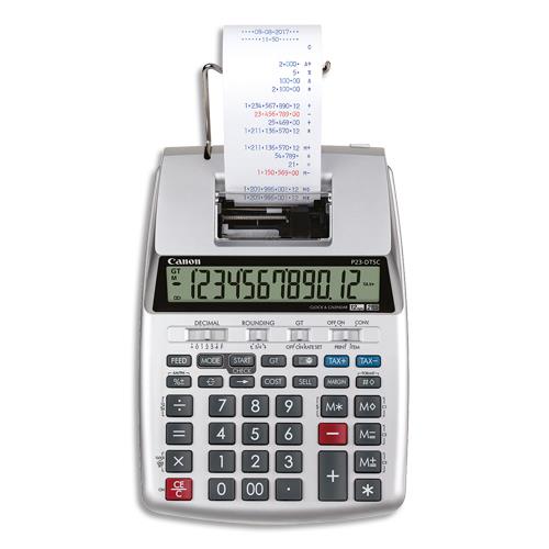 Calculatrice imprimante portable Canon P23-DTSC - 12 chiffres