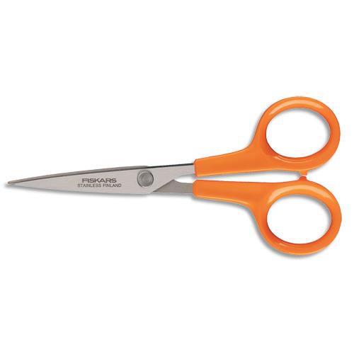 Ciseaux Fiskars Classic Micro-Tip - ambidextre - longueur 13 cm - pour travaux minutieux et spcifiques