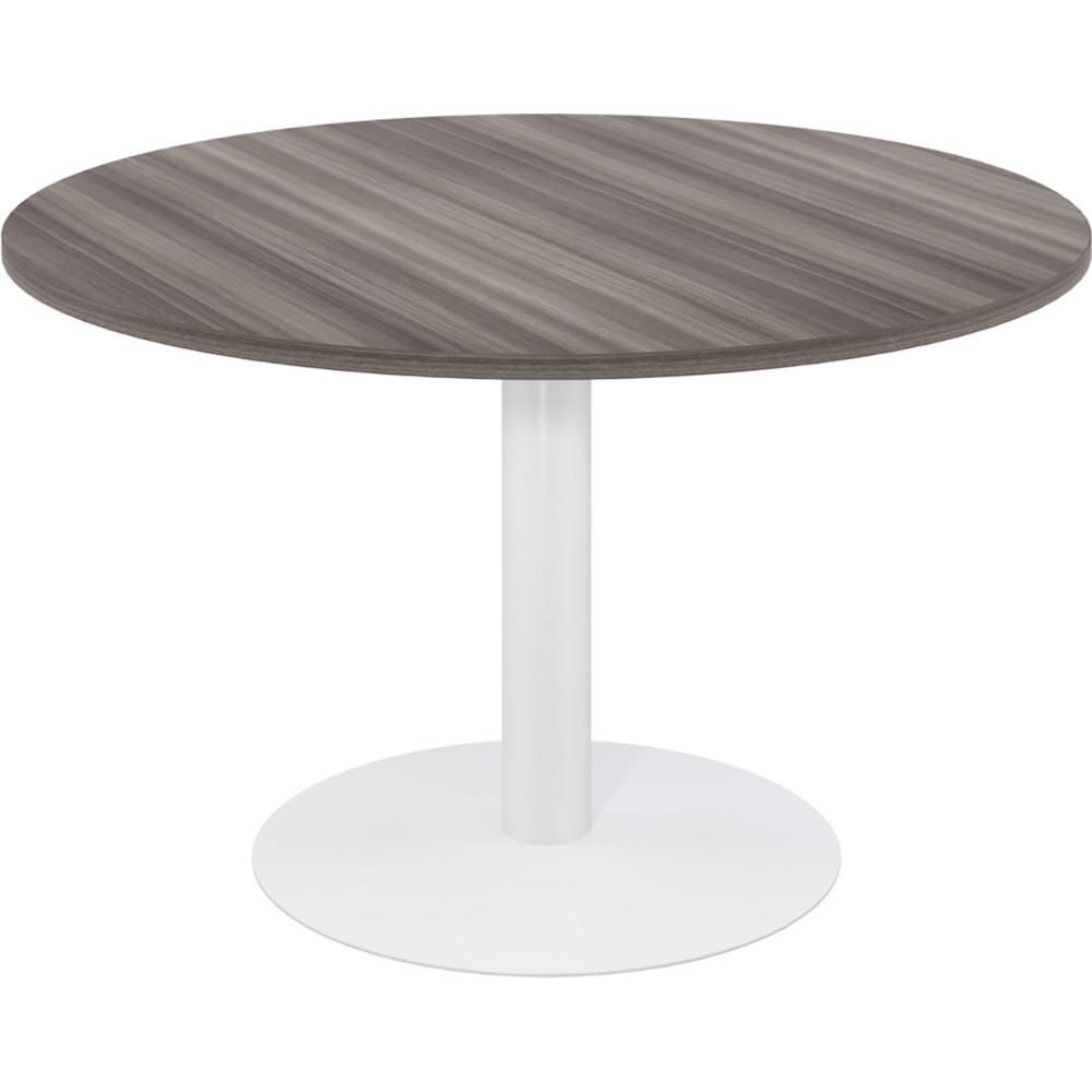 Table ronde - 100 cm - pitement tulipe blanc - plateau cdre