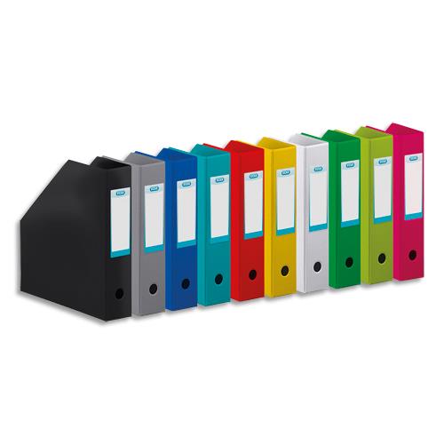 Porte-revues Elba - en PVC soud - 32 x 24 cm - dos de 10 cm - livr  plat - coloris assortis 10 couleurs mode