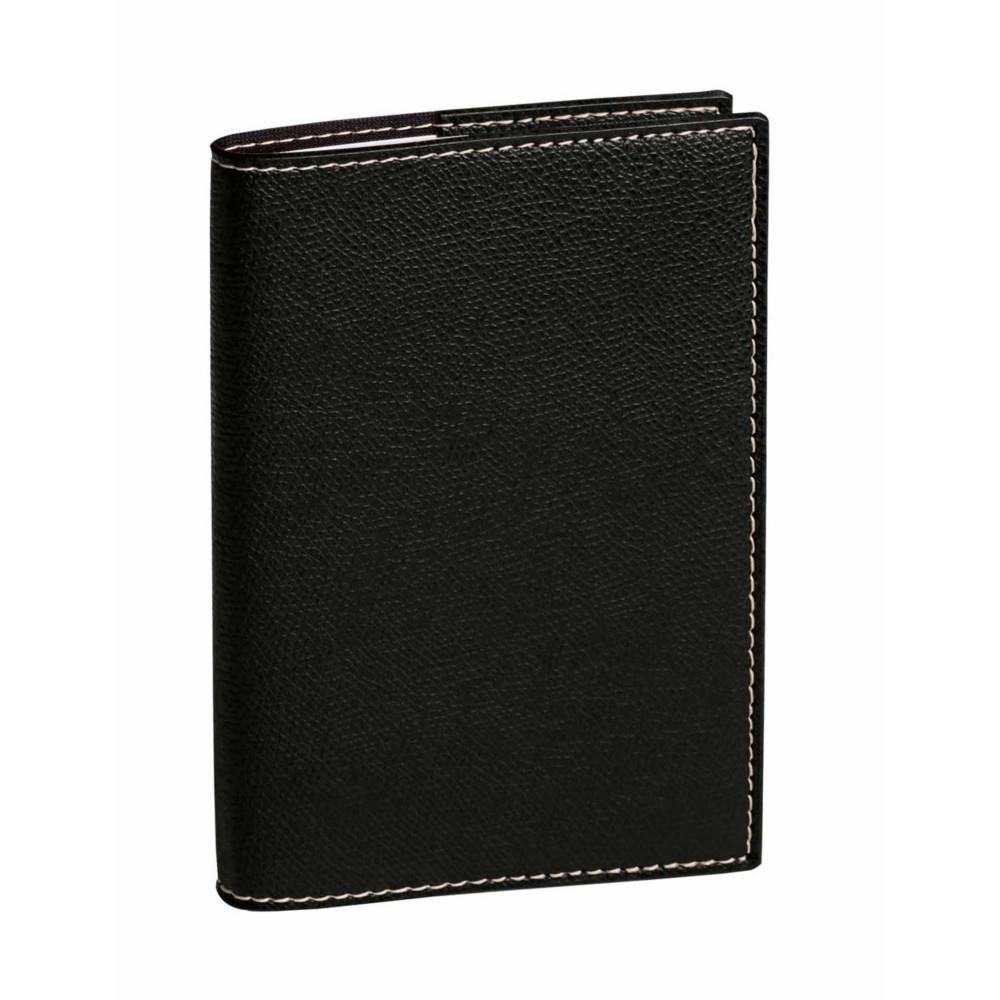 Agenda Ministre Quo Vadis semainier Club - 16 x 24 cm - Noir - Ao�t 2026 � Ao�t 2027