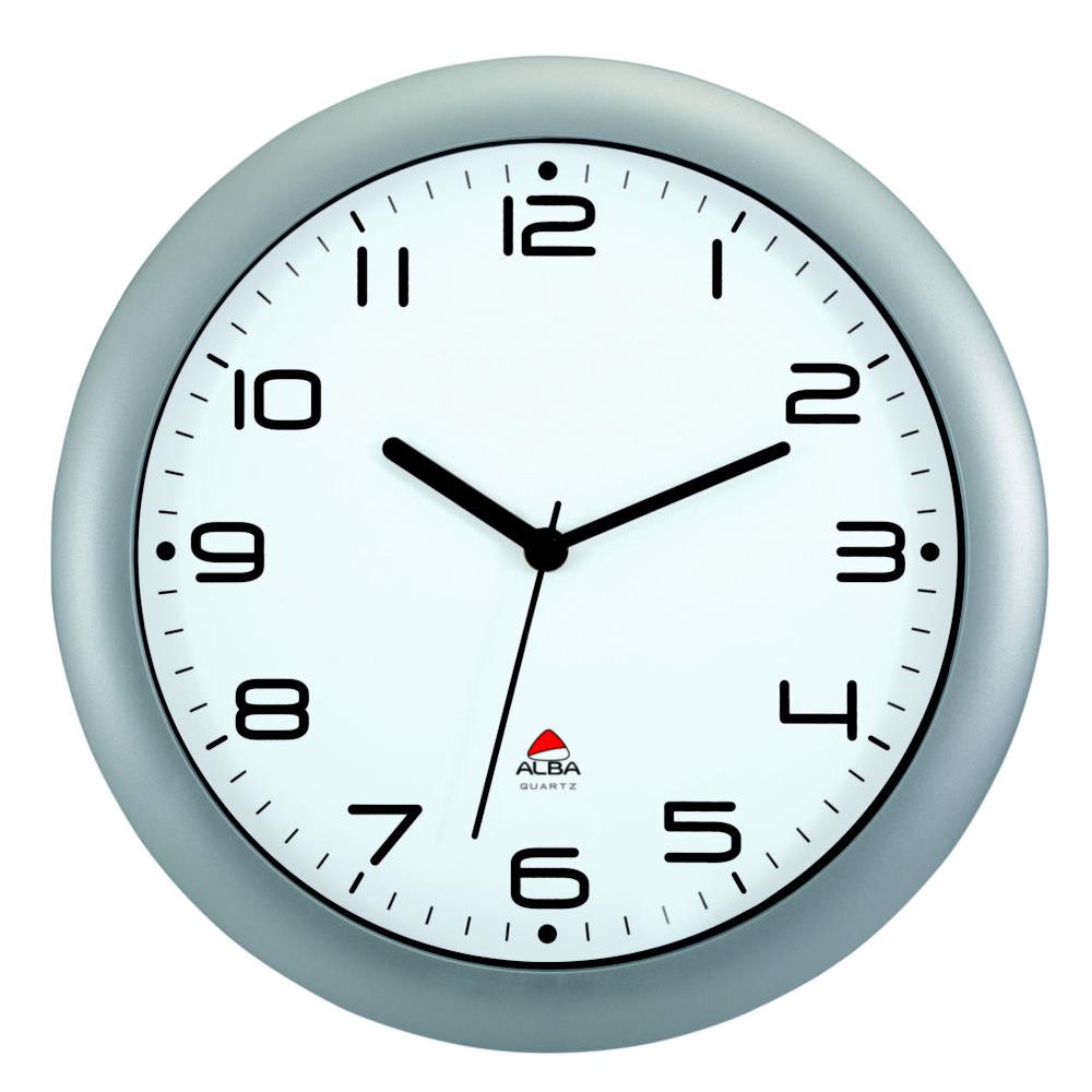 Horloge murale Alba Hornew  quartz - Diamtre 30 cm - Gris