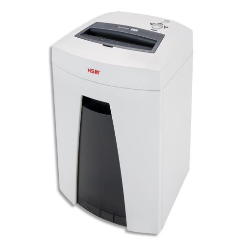 Hsm securio c18 destructeur de papier d�coupage en particules 55 db 23 cm blanc