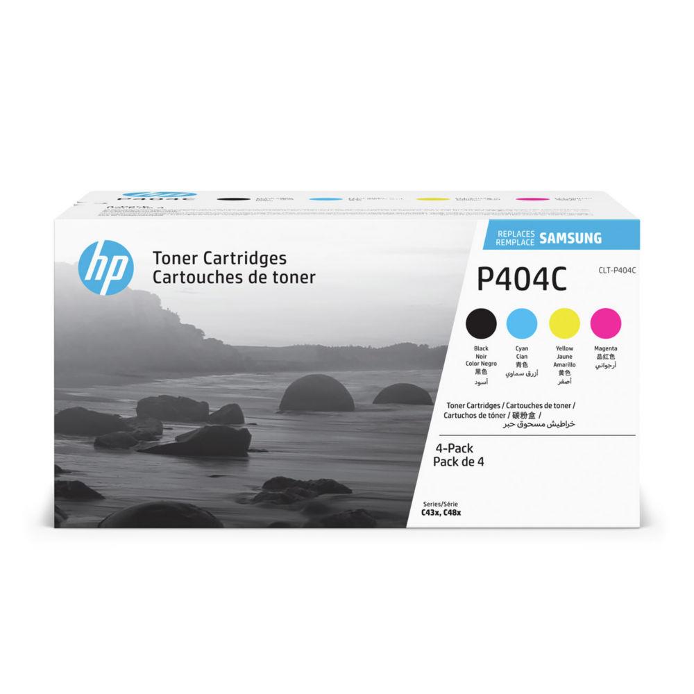 Cartouches de toner - Samsung clt-p404c pack de 4 cartouches authentiques de toner cyan/magenta/jaune/noir