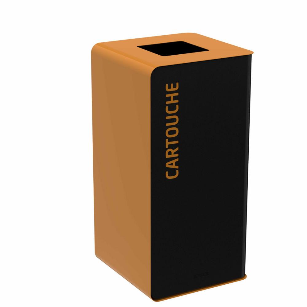 Poubelle de tri slectif des cartouches Rossignol Cubatri 40 L - Noir et marron