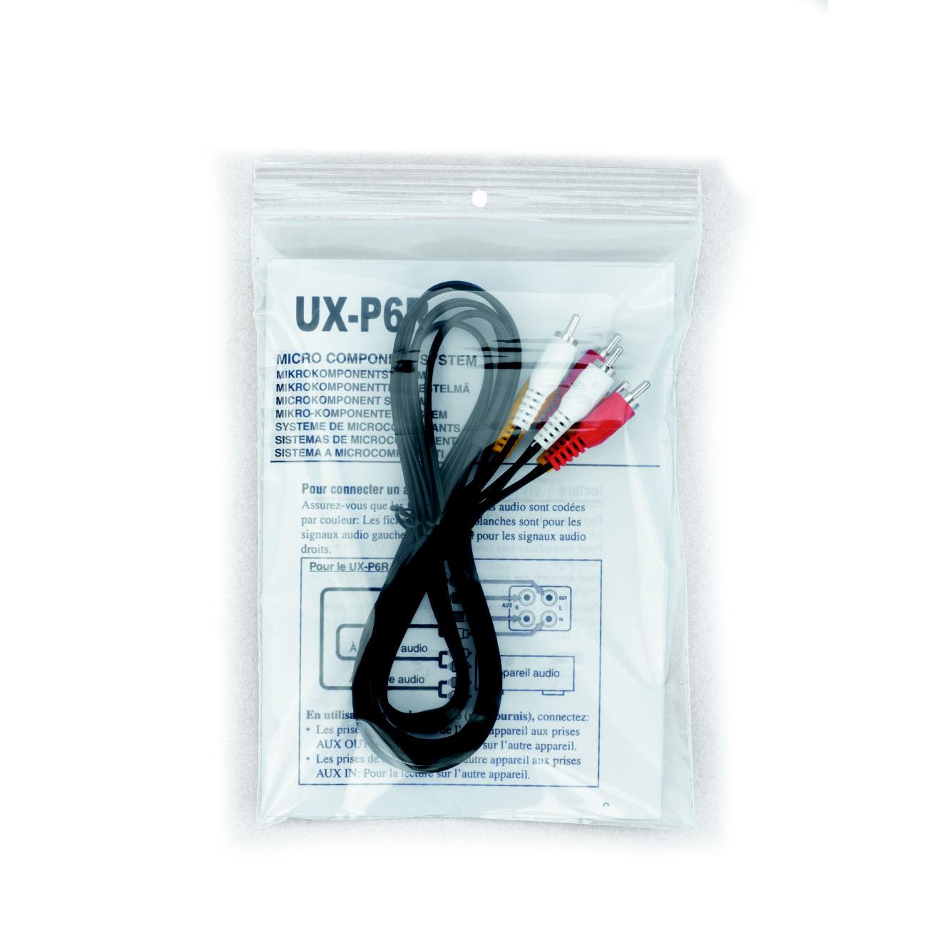Sachet plastique Raja  fermeture zip - 16 x 22 cm - Epaisseur 50 microns - Transparent (paquet 1000 units)