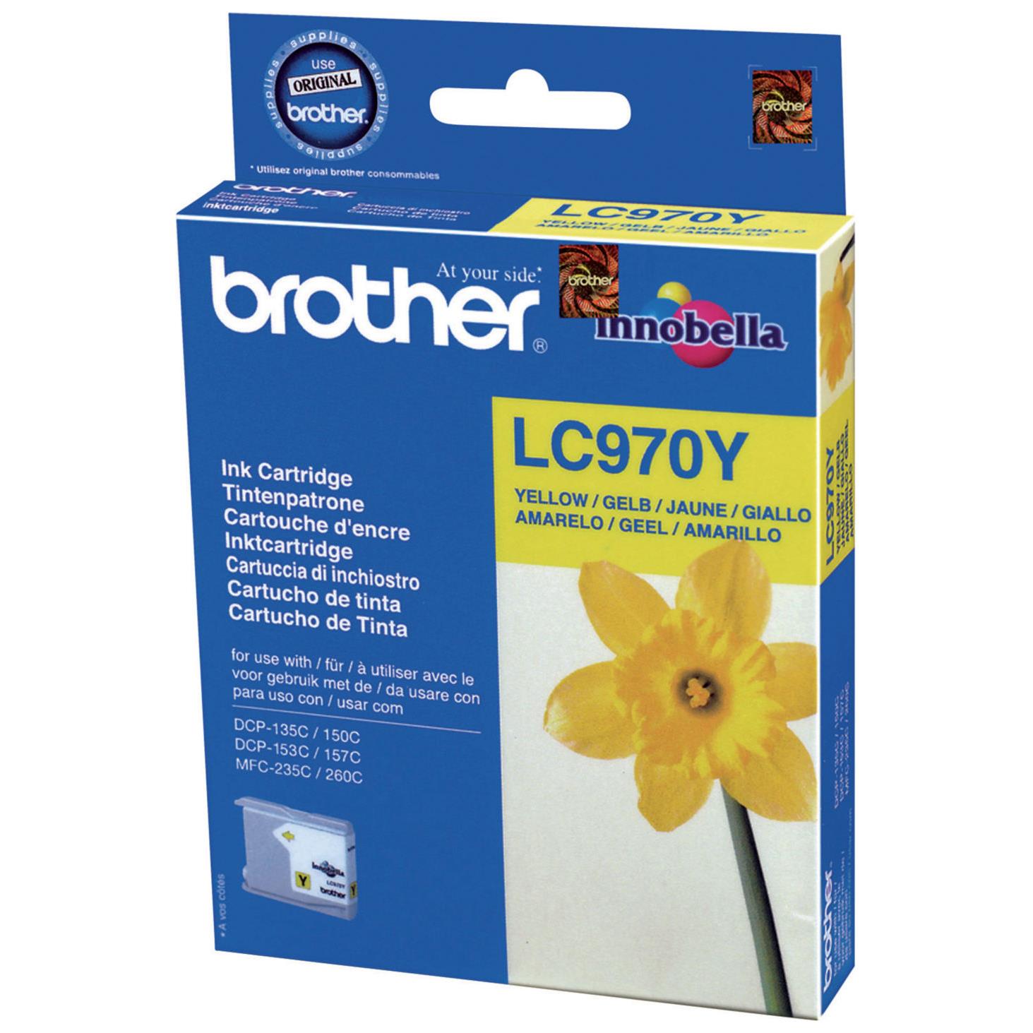 Cartouches pour imprimantes - Brother lc970y - cartouche d'encre originale - jaune