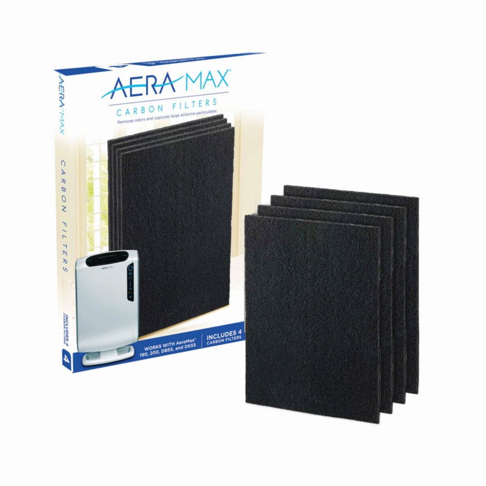 Filtre charbon Fellowes pour purificateur d'air AeraMax DX55 - lot de 4