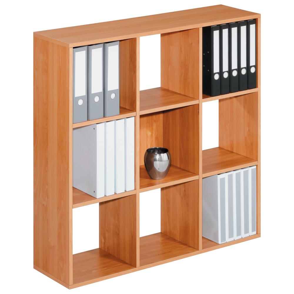 Module biblioth�que multicases classique - 9 cases - aulne