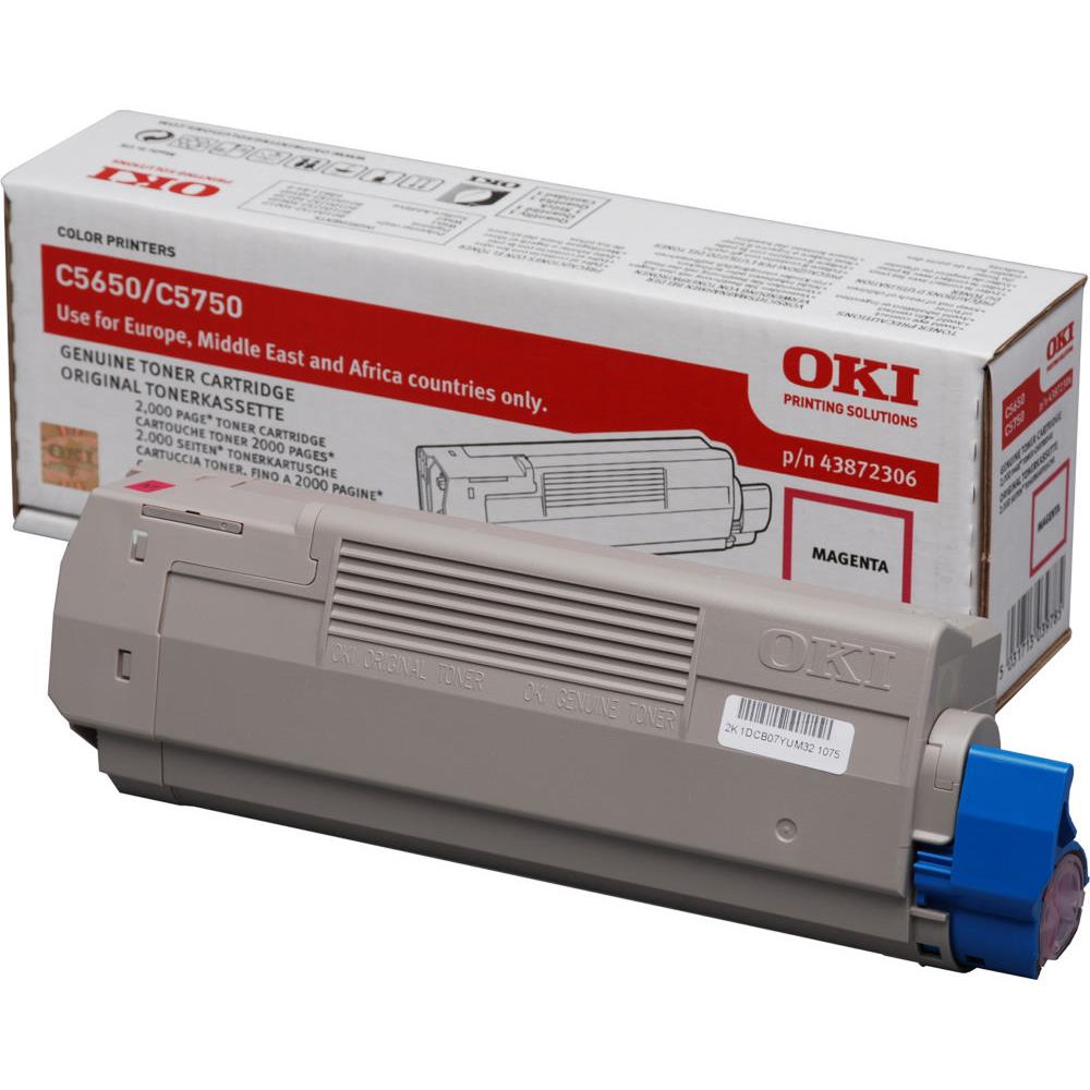 Cartouches de toner - Oki 43872306 cartouche de toner 1 pice(s) original magenta