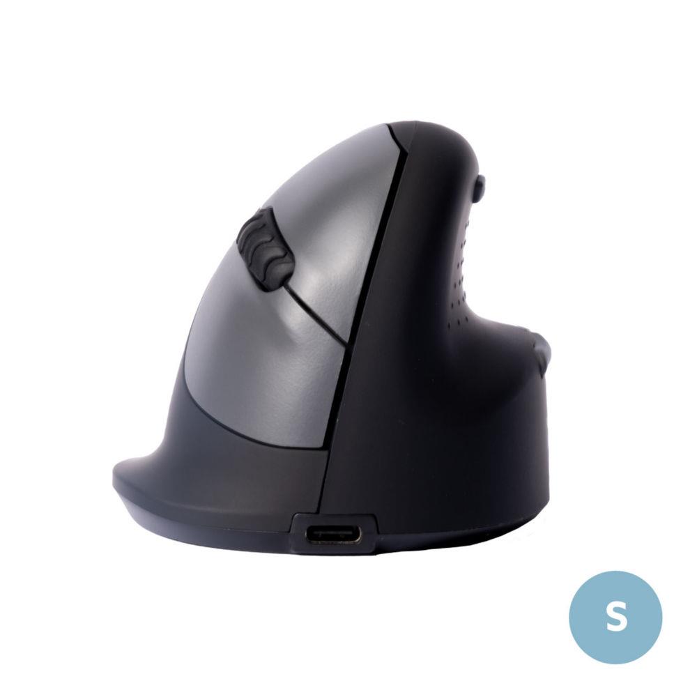 R-go tools souris ergonomique r-go he break avec logiciel de pause, droiter, petit (longueur de la main < 165 mm), filaire, noir