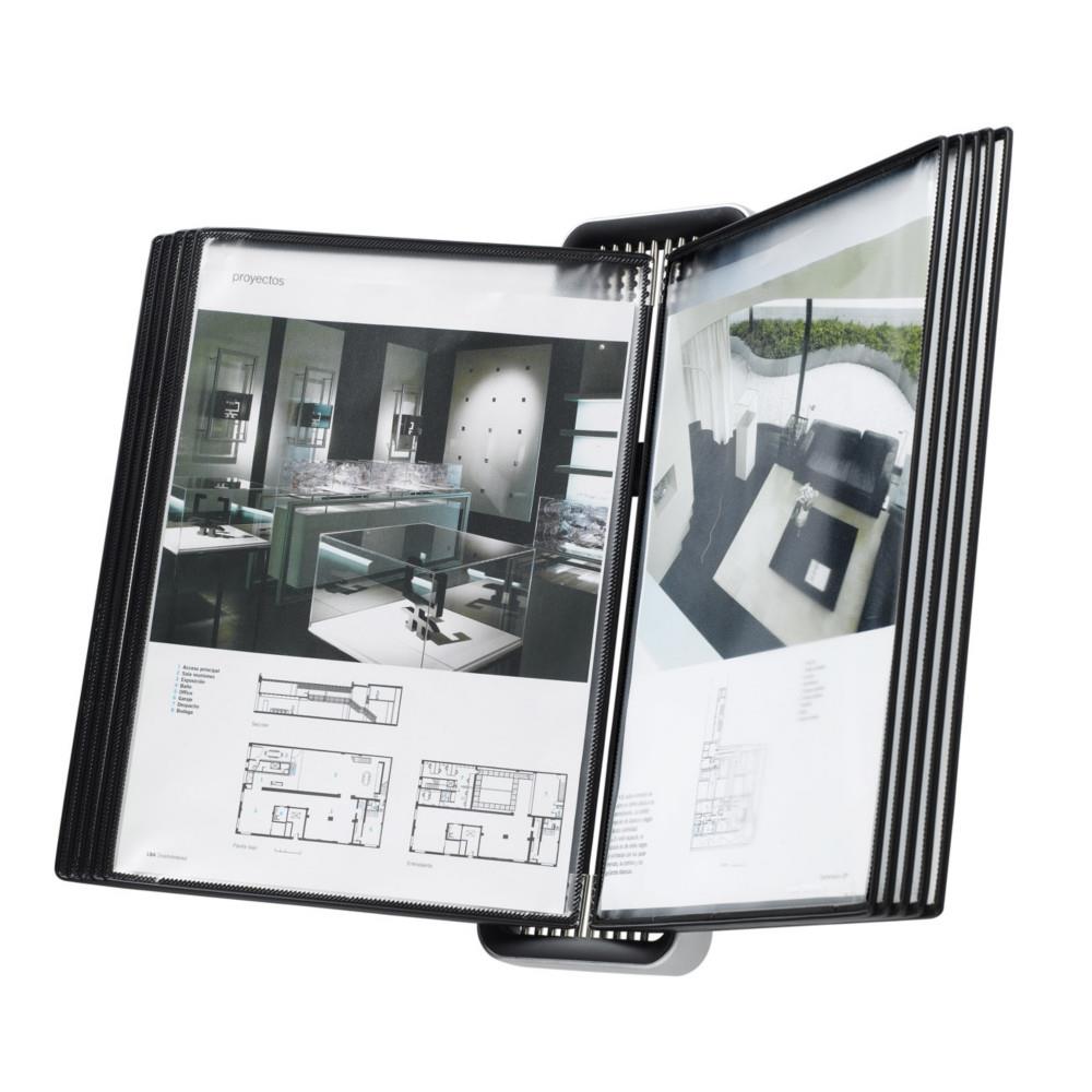 Kit mural de prsentation Djois VEO - A4 - 10 Poches - Cadre aluminium