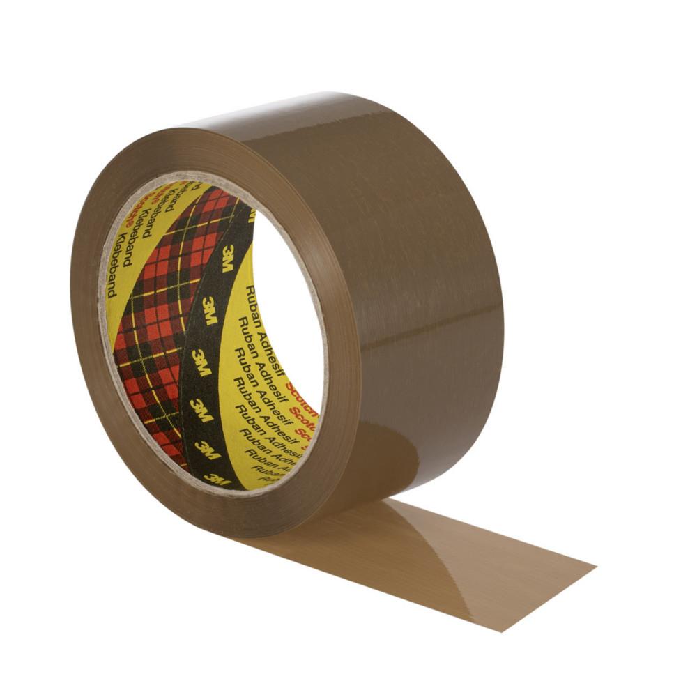Ruban adh�sif Scotch d'emballage 371 en polypropyl�ne 28 microns - 48 mm x 100 m - Havane