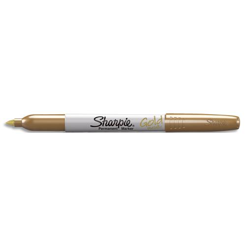 Marqueur permanent Sharpie FINE - Pointe fine - Colors mtallique : or