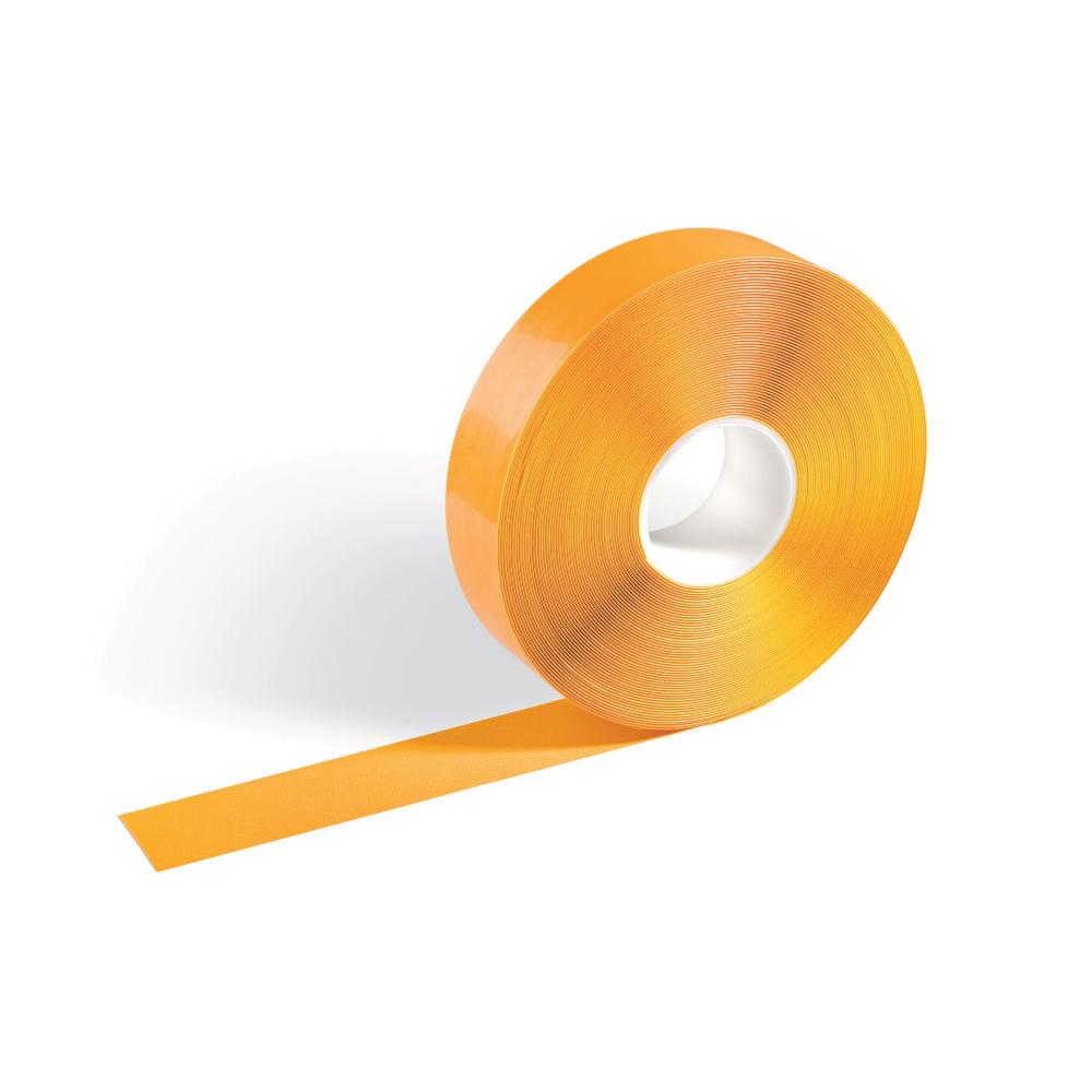 Ruban adhsif permanent de marquage au sol Durable - Antidrapant - 30 m x 50 mm - Jaune