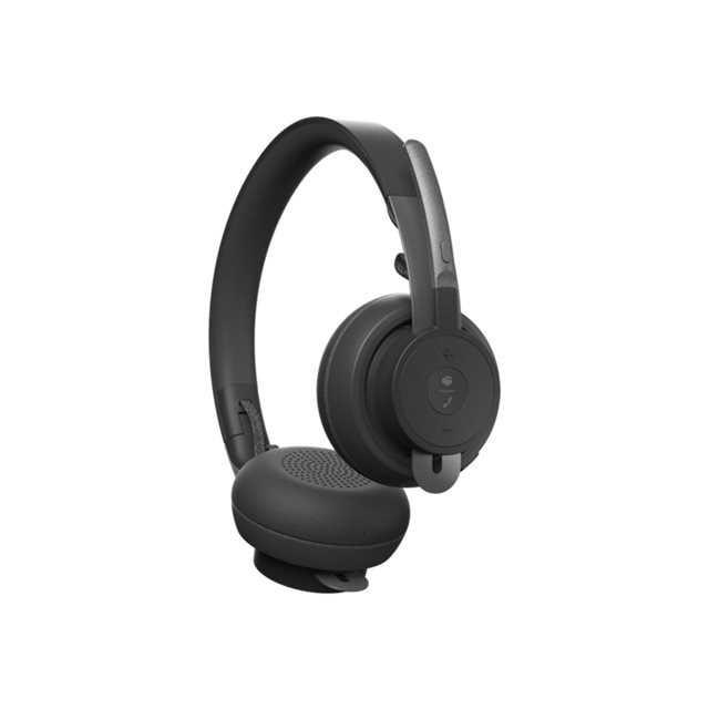 Logitech Zone Wireless MS - Micro-casque - sur-oreille - Bluetooth - sans fil - Suppresseur de bruit actif