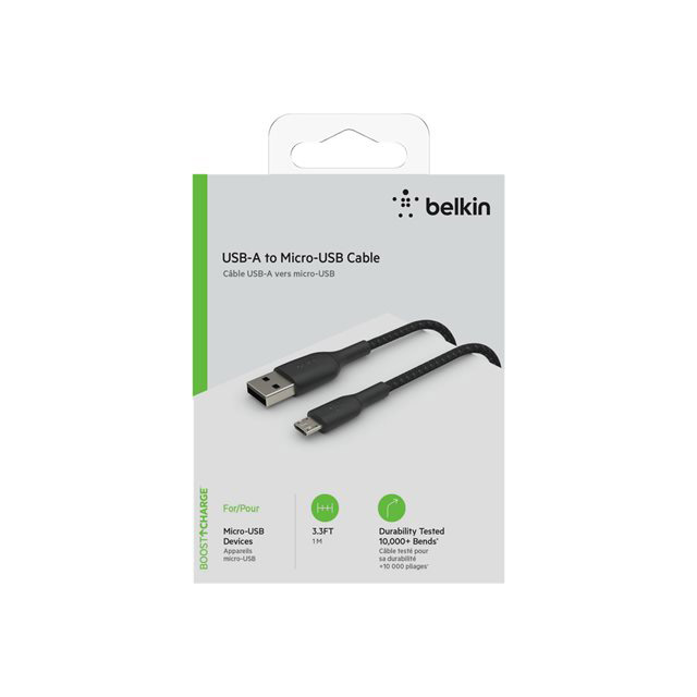 Belkin cab007bt1mbk cble usb 1 m usb a micro-usb a noir