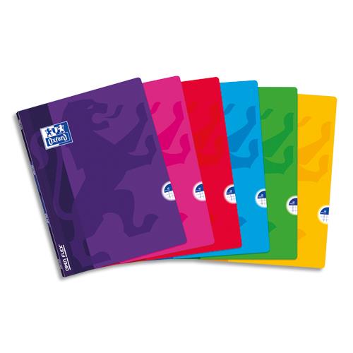 Cahier piqre Oxford Open Flex - 24x32 cm - 48 pages - 5x5 - couverture polypropylne