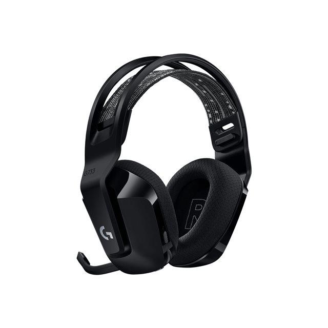 Logitech G G733 LIGHTSPEED Wireless RGB Gaming Headset - Micro-casque - circum-aural - 2,4 GHz - sans fil - noir