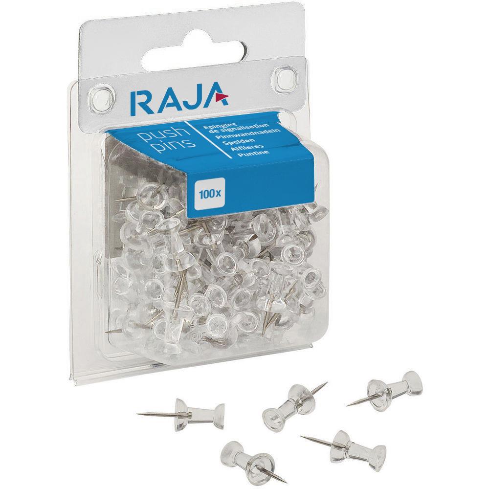Punaises - ttes transparentes - lot de 100