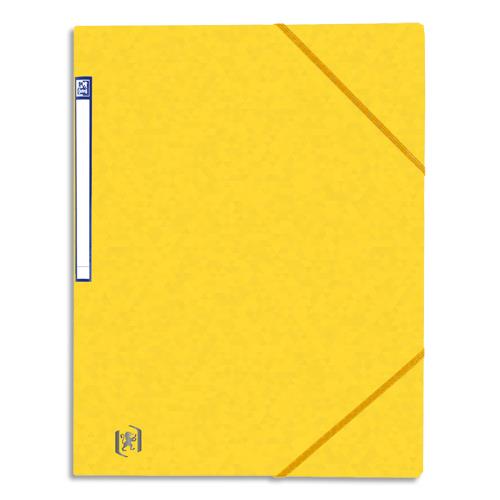 Chemise simple  lastique Topfile - carte lustre 5/10e - jaune