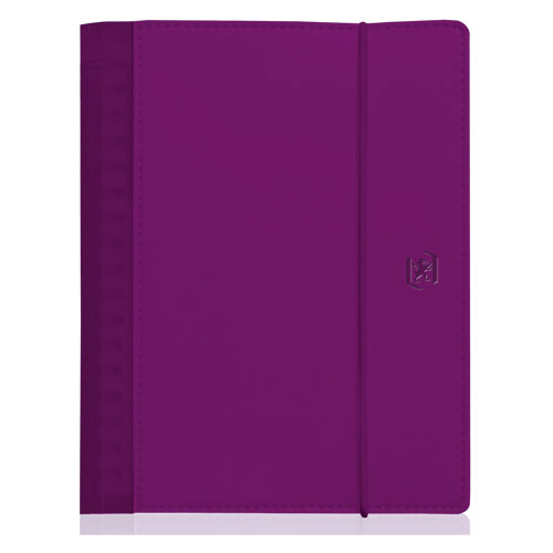 Agenda Semainier Spiralé Oxford Flowers 2026 - Format 15x21 Cm, Motif Fleuri Rose, Planning Professionnel