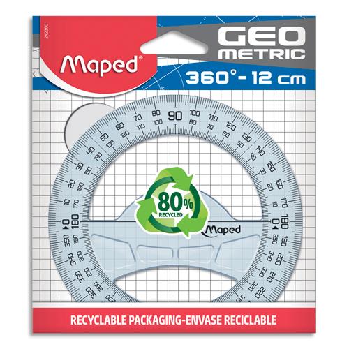 Rapporteurs circulaire gomtric Maped 360/12CM