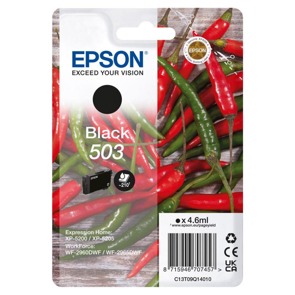 Cartouches pour imprimantes - Epson 503 cartouche d'encre 1 pice(s) original rendement standard noir
