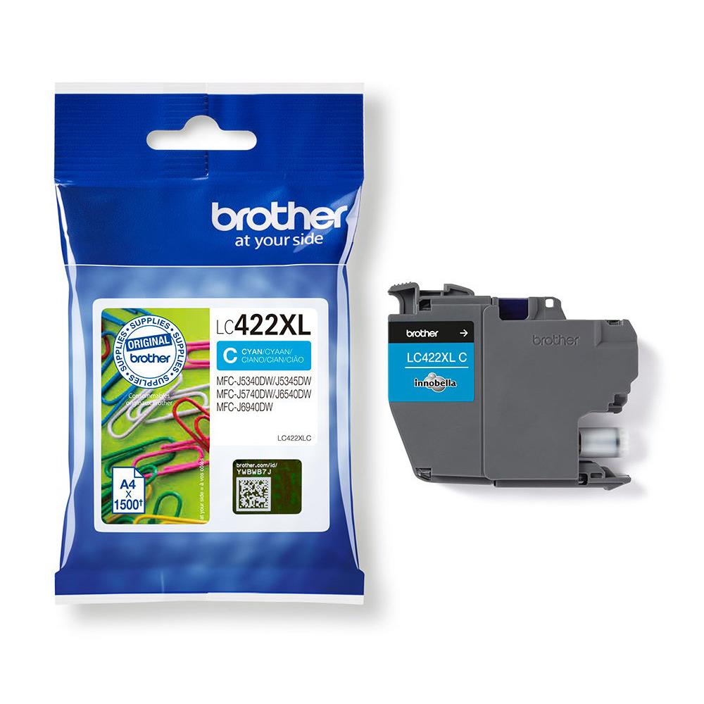 Cartouches pour imprimantes - Brother lc422xlc cartouche d'encre originale - cyan