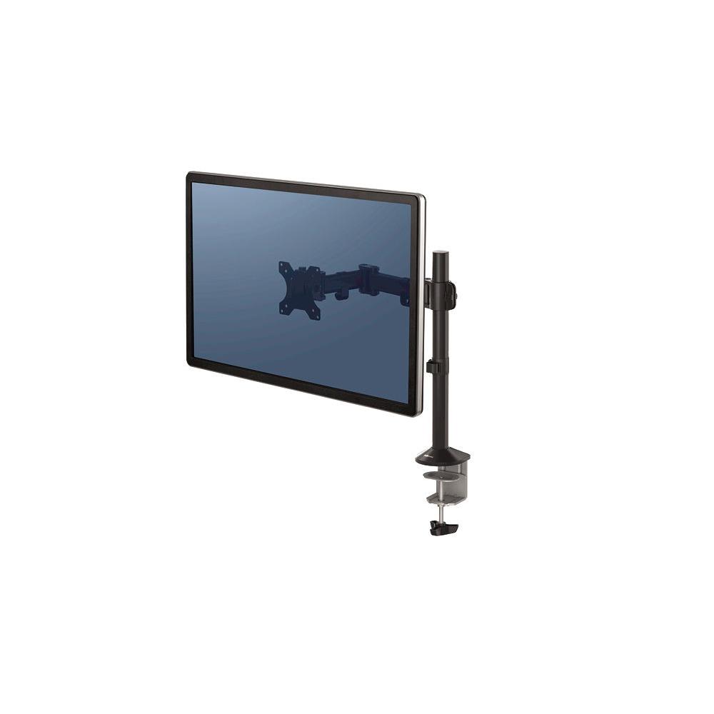Bras porte-cran simple Fellowes Reflex - Noir