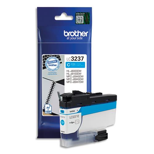 Cartouches pour imprimantes - Brother lc-3237c cartouche d'encre 1 pi�ce(s) original rendement standard cyan