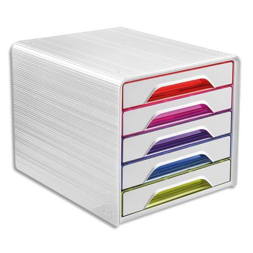 Module de classement CEP Smoove - 5 tages - 24 x 32 cm - L36 x H27,1 x P28,8 cm - multicolore