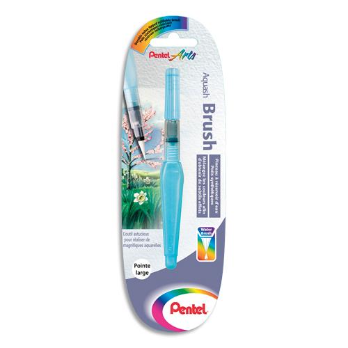 Pinceau Pentel - fibre synthtique - pointe plate 6 mm - avec rservoir