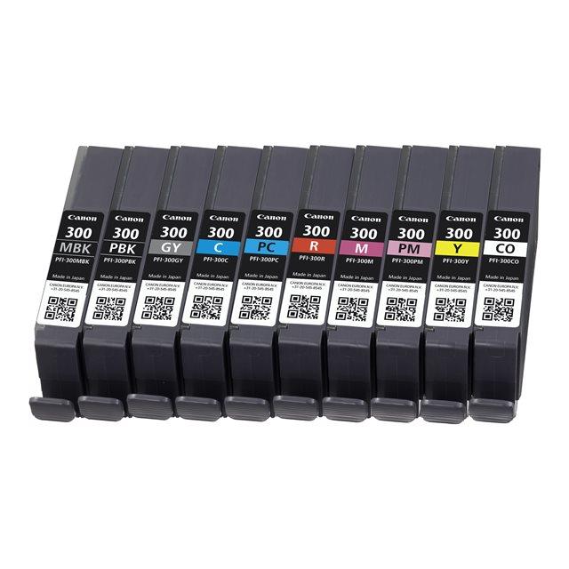 Cartouches pour imprimantes - Canon cartouche d'encre photo noire pfi-300pbk