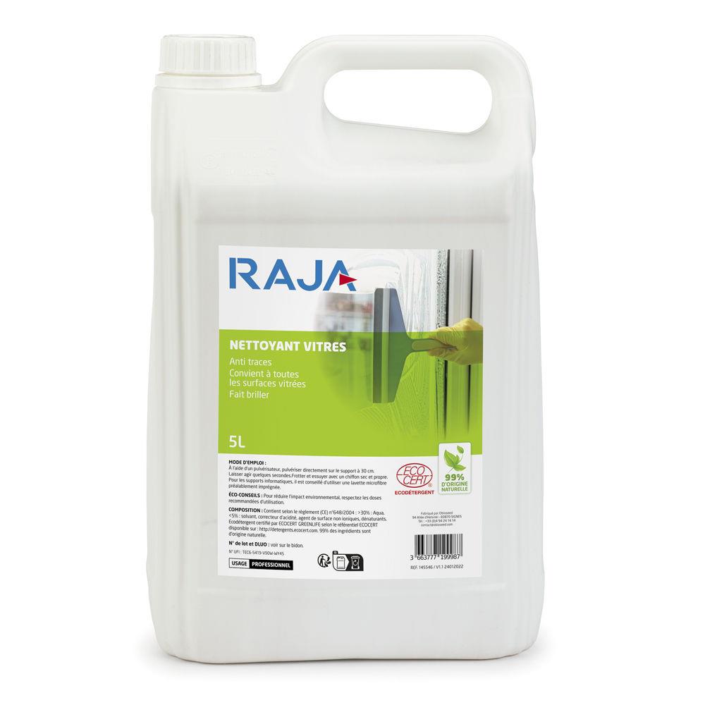 Nettoyant pour vitres RAJA - cologique - bidon 5l