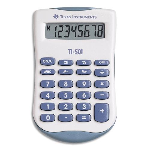 Calculatrice de poche Texas TI-501 - 8 chiffres