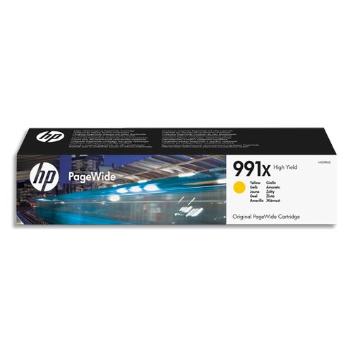 Cartouches pour imprimantes - Hp cartouche d'encre jaune pagewide 991x grande capacit authentique
