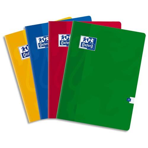 Cahier brochure Oxford Colorlife - A4 - 192 pages - 5x5 - coloris assortis