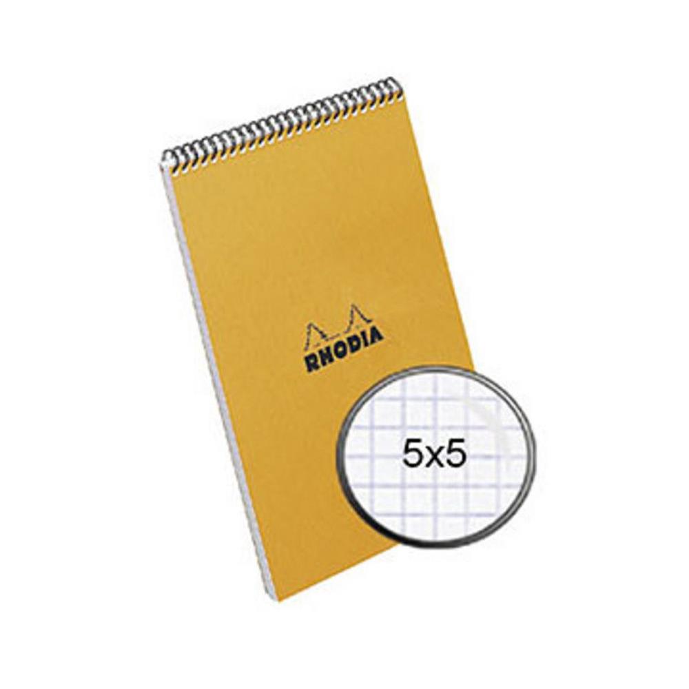 Bloc Rhodia n16 reliure intgrale 148 x 220 5x5 16500