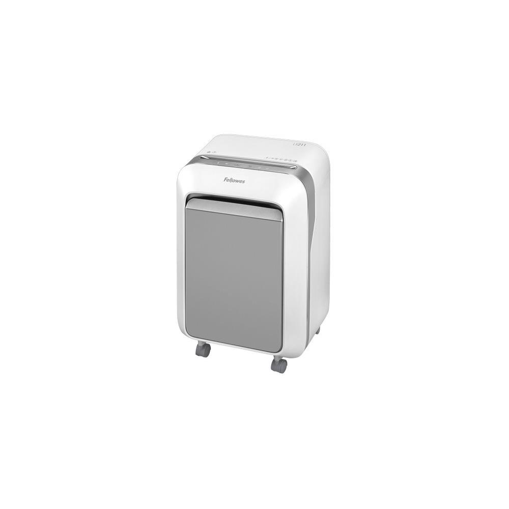 Fellowes lx series powershred lx21 destructeur de papier dcoupage par micro-broyage gris, blanc