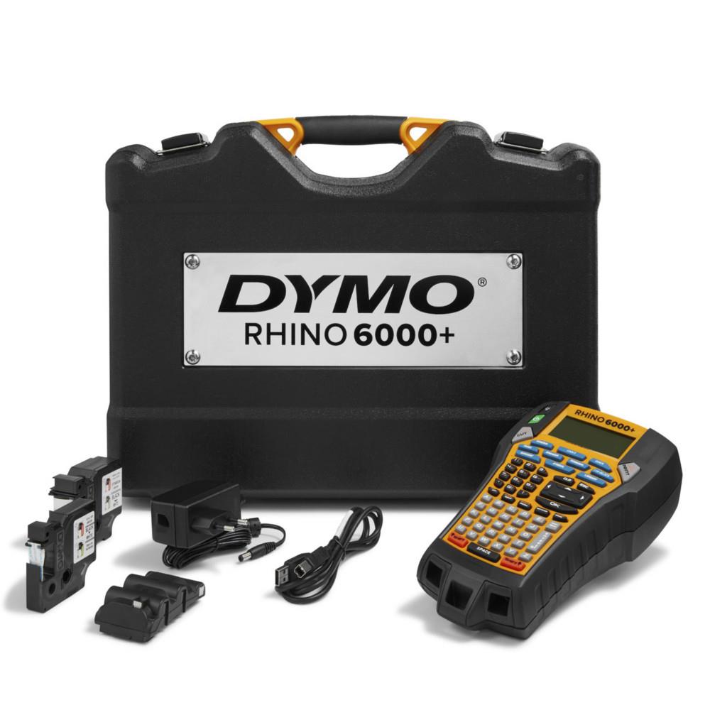 Pack Etiqueteuse Dymo Pro Rhino 6000+ Avec connexion PC - Adaptateur secteur et malette