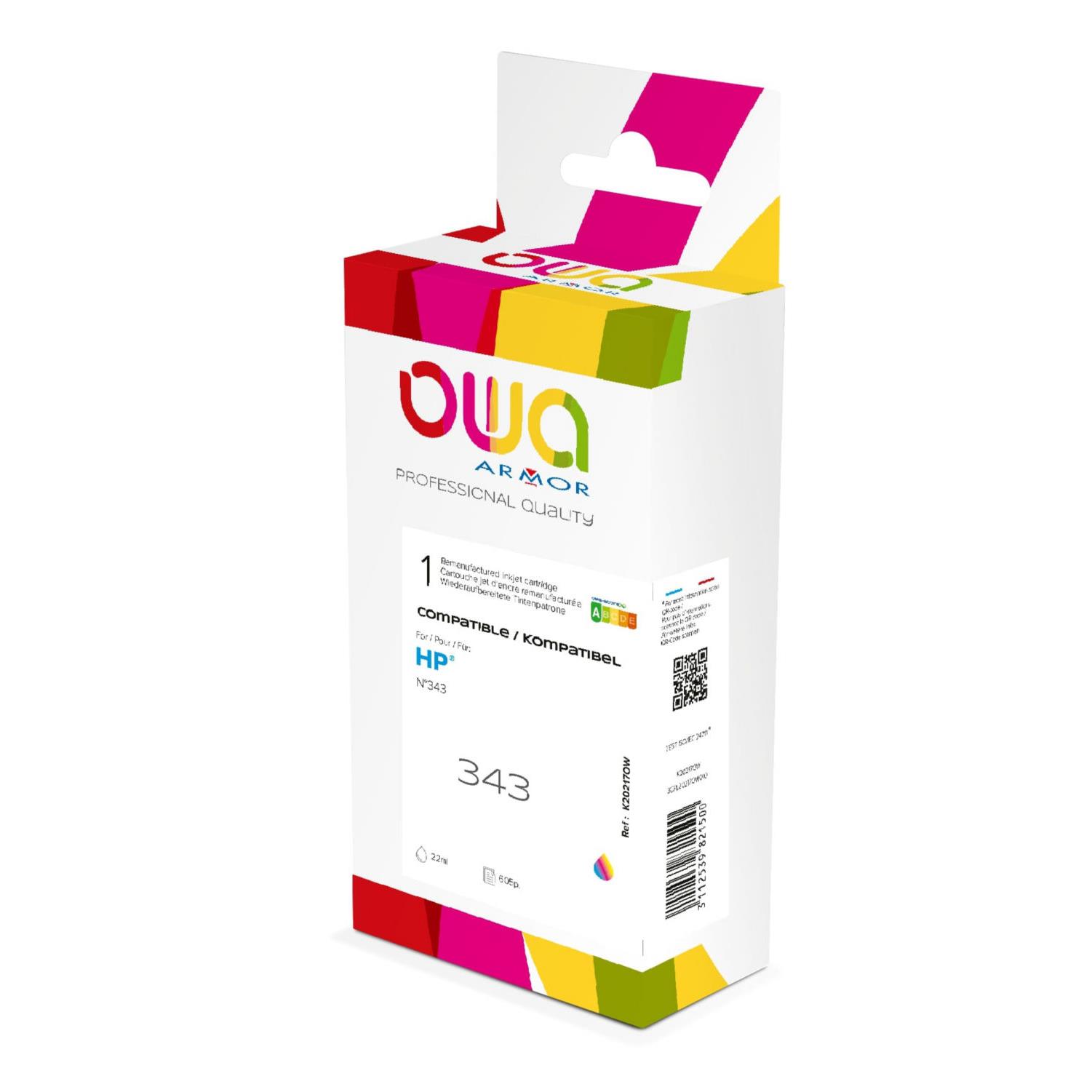 Cartouches pour imprimantes - Armor k20217ow cartouche d'encre 3 pice(s) compatible cyan, magenta, jaune