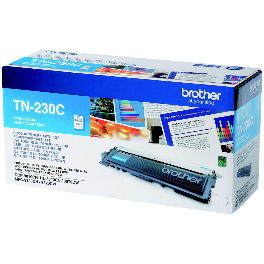 Cartouches de toner - Brother tn-230c - cartouche de toner originale - cyan